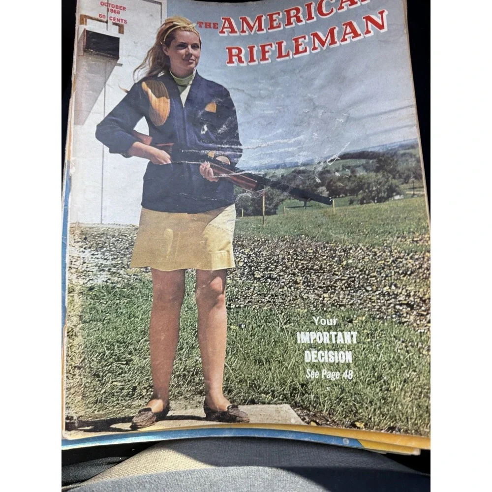 Vintage The American Rifleman Magazine, February, March, October 1968 (lot of 3)